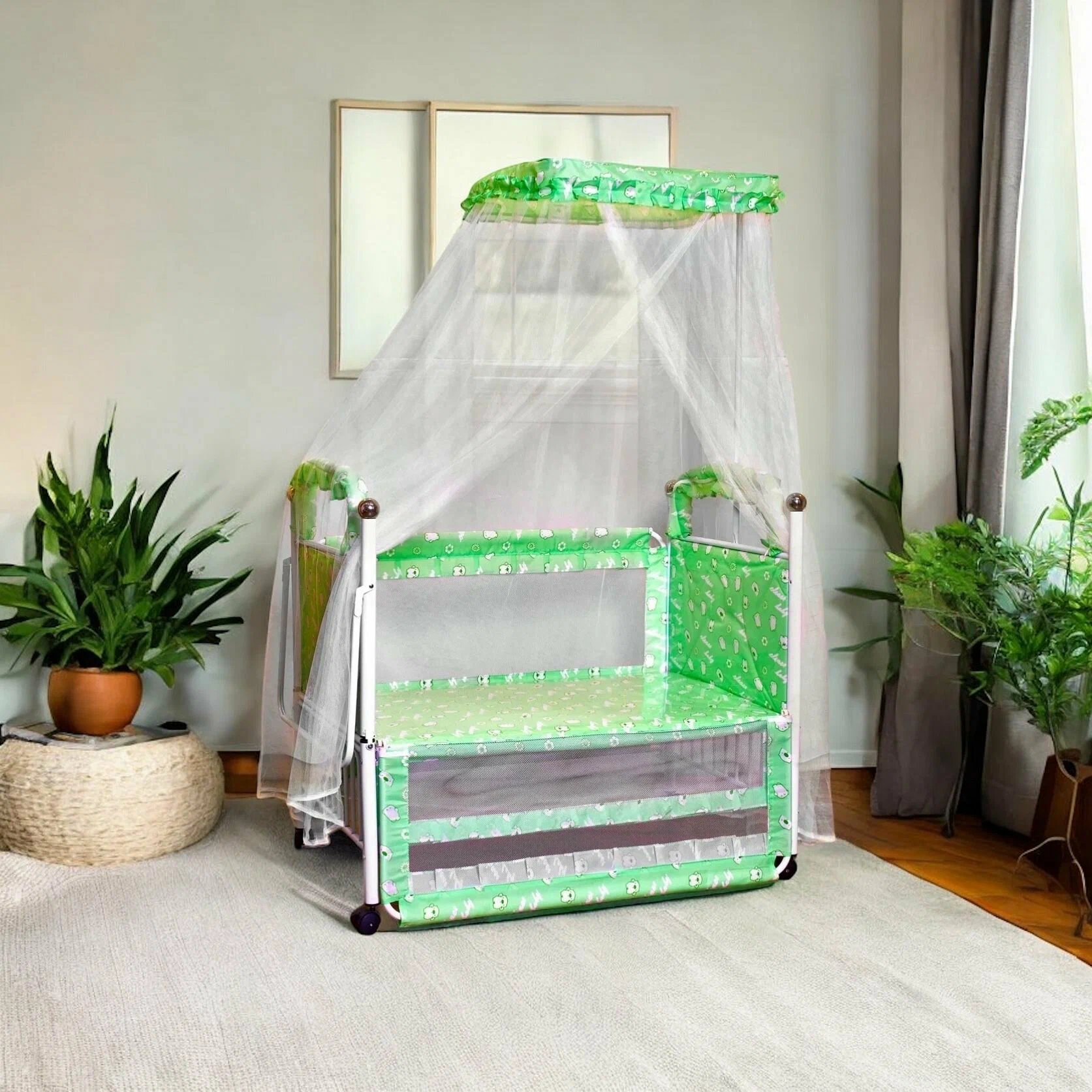 Детская кроватка 5в1 от люльки до двухъярусной с доставкой из Китая бережно и быстро 