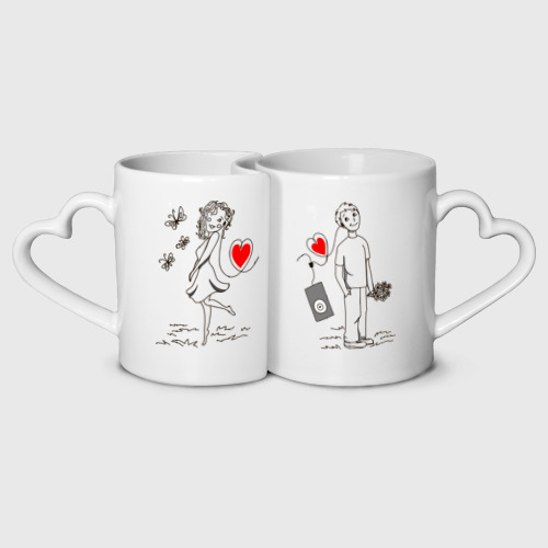 Парные кружки для влюблённых через озон и ПЭК Гуанчжоу