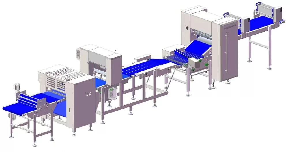 Линия для производства круассанов с доставкой из Китая