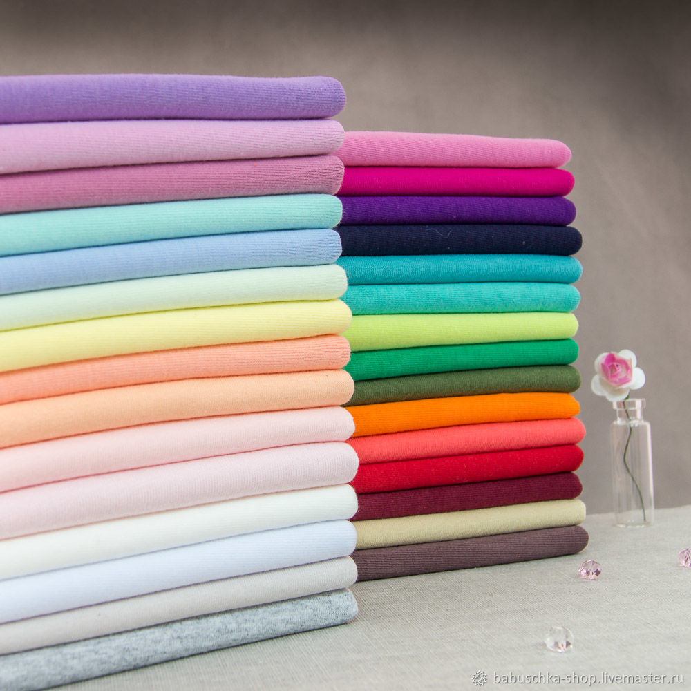 Трикотажные ткани оптом с доставкой из Китая