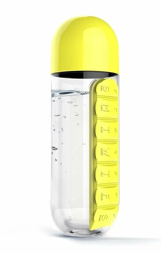 Бутылка органайзер для таблеток и витаминов