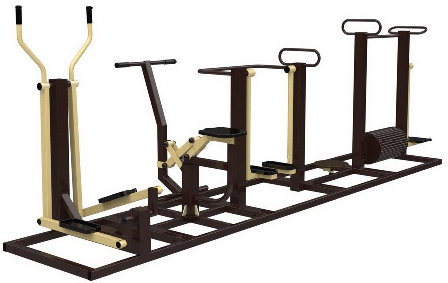 Комплекс уличных тренажеров с доставкой из Китая выгодно и быстро