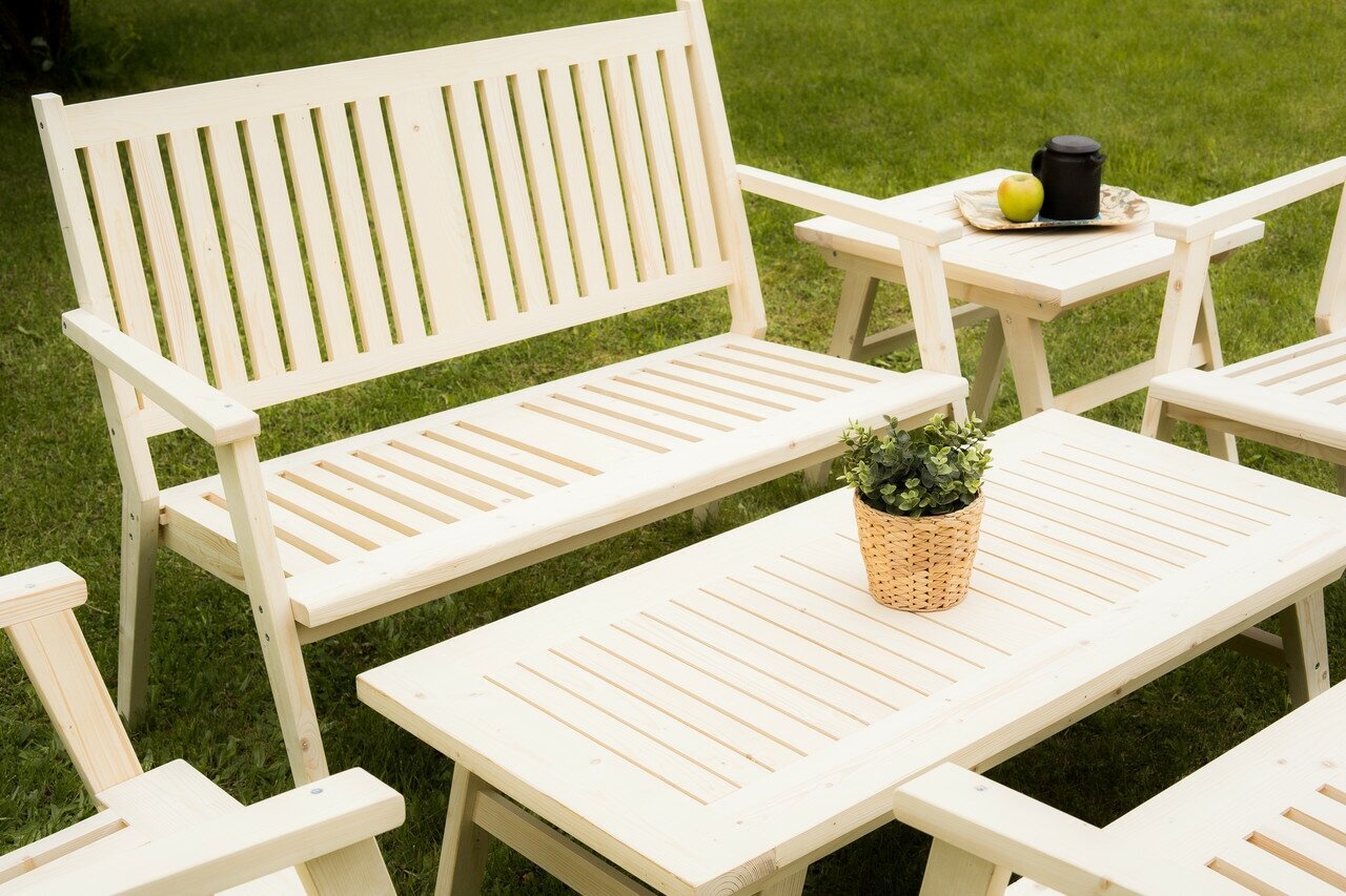 Доставка из Китая сборной садовой мебели