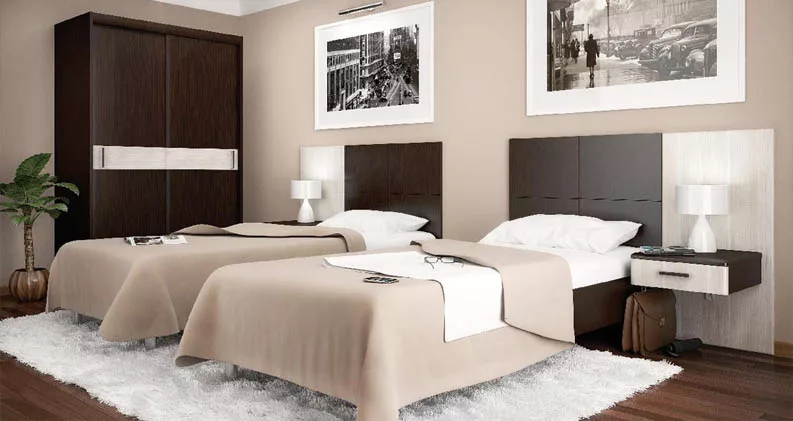 Оснащение отелей и гостиниц под ключ поставки из Китая в Россию