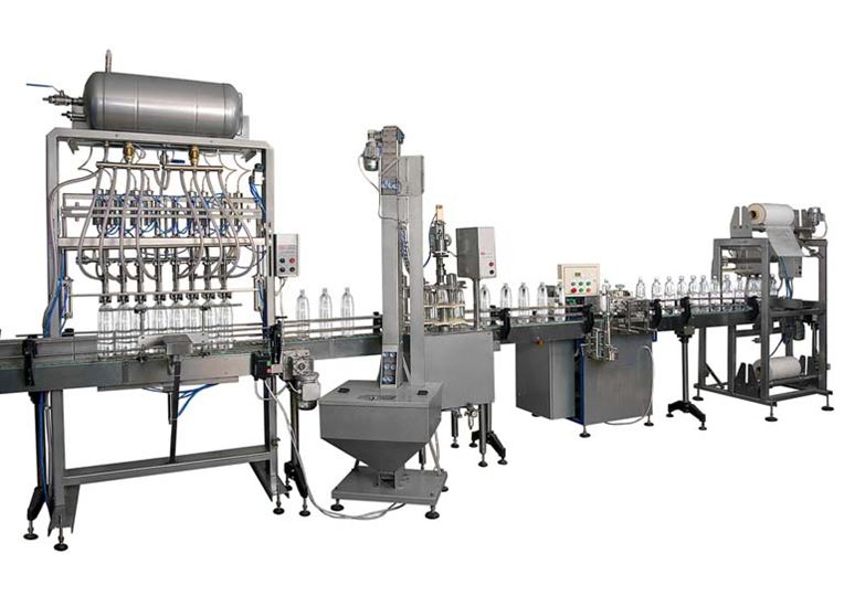 Автоматическая линия разлива с доставкой  из Китая в Россию