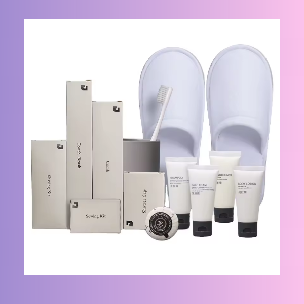 Туалетные принадлежности для гостиниц оптом с доставкой из Китая