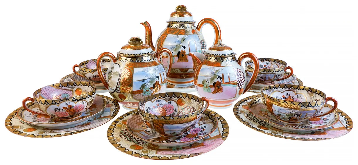 Чайный сервиз из китайского фарфора в подарочной упаковке с доставкой из Китая