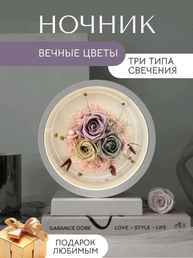 Доставка из Китая: Сенсорная беспроводная настольная лампа с цветами через компанию ПЭК Гуанчжоу