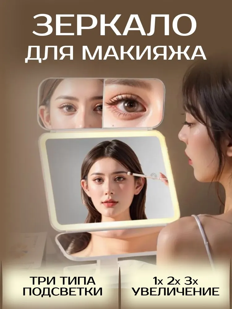 Доставка настольного зеркала для макияжа со светодиодными лампочками из Китая через компанию ПЭК Гуанчжоу