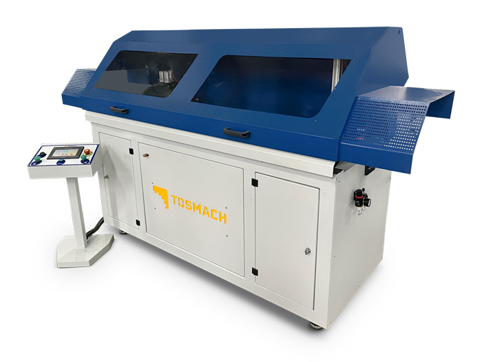 Автоматический пильный станок для резки алюминиевого профиля доставка из Китая под ключ.