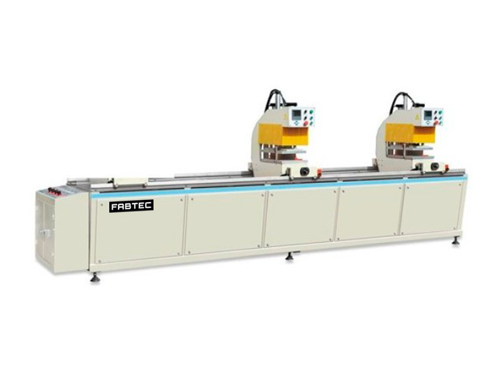 Двухголовый сварочный станок  для соединения ПВХ профилей доставка из Китая.