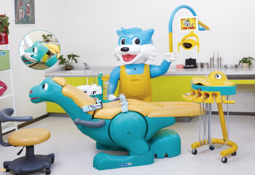 Стоматологическое детское кресло в виде животного из Китая с доставкой в Россию