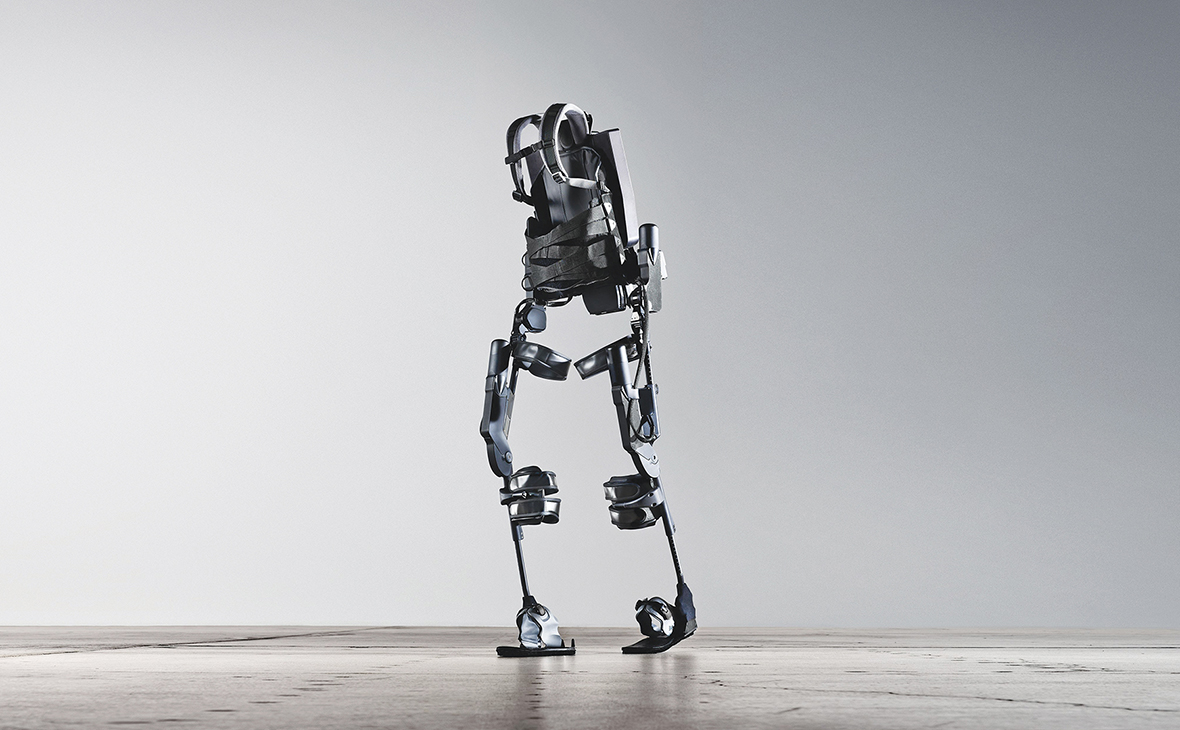 На выставке в Гуанчжоу Экзоскелет.