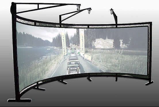 Доставка из Китая полукруглых информационных  экранов 