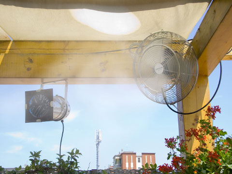 Доставка вентиляторов в летнее кафе из Китая в Россию 