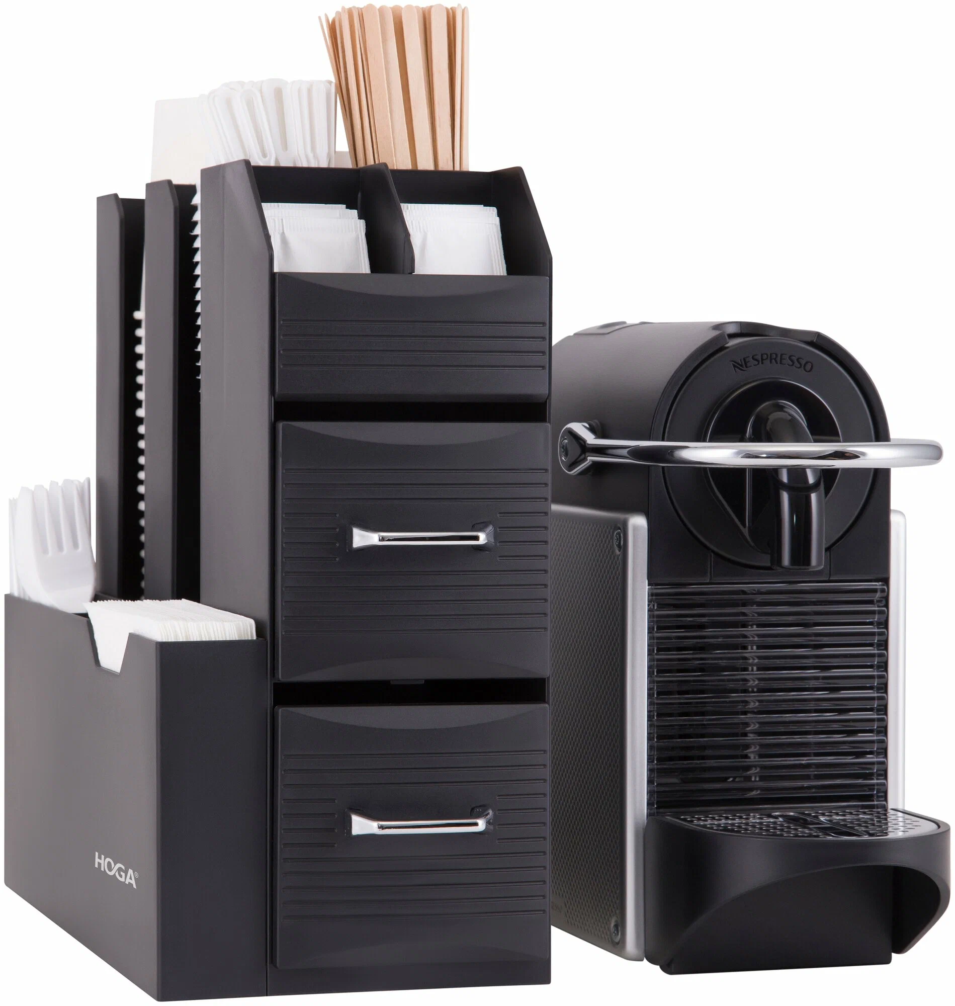  11-ти секционный органайзер для чайных и кофейных принадлежностей для установки в гостиницах с доставкой из Китая