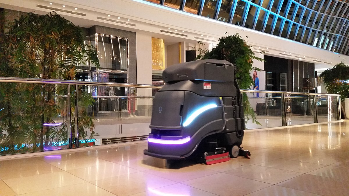 Машина-робот для мойки полов из Китая с доставкой в Россию