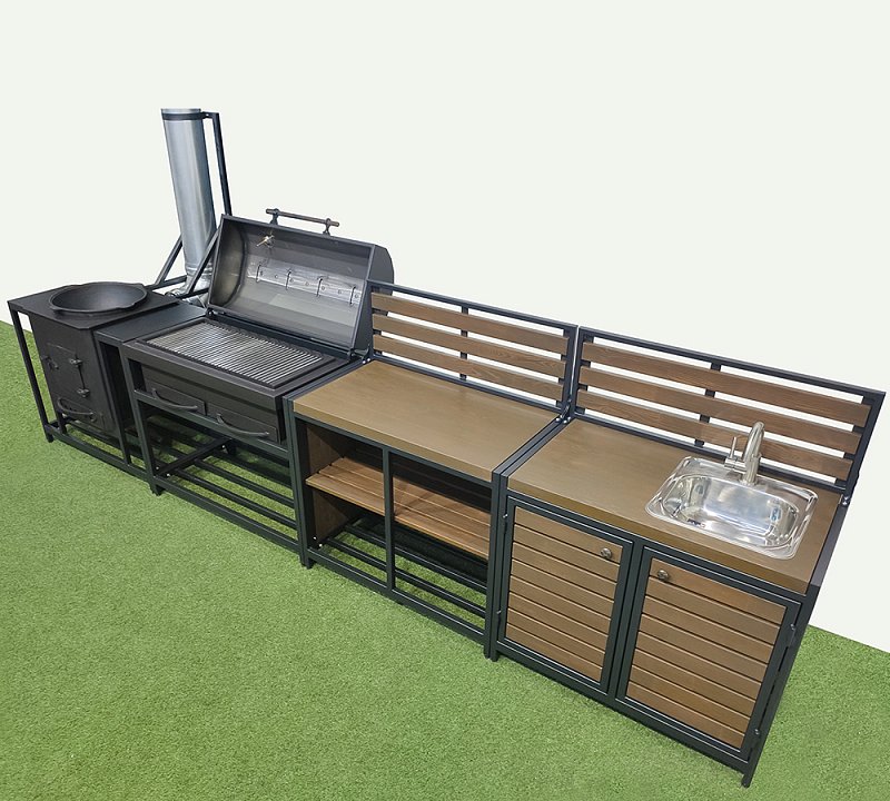 Сборная зона барбекю с доставкой из Китая в Россию