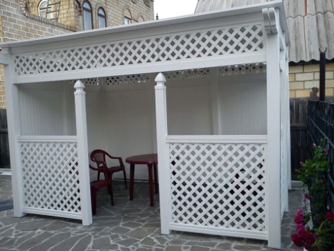 Сборные пластиковые беседки для дачи с доставкой из Китая