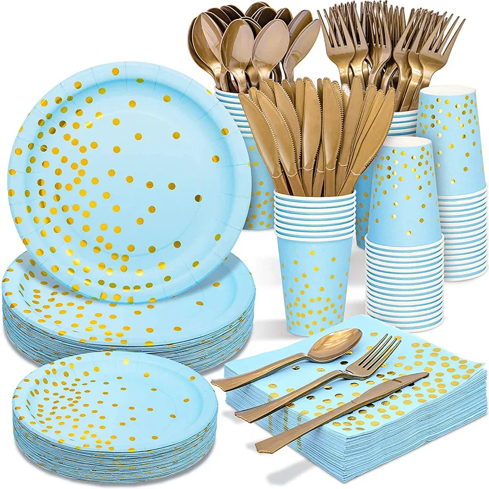 Одноразовая посуда для организации праздников с доставкой из Китая в Россию оптом