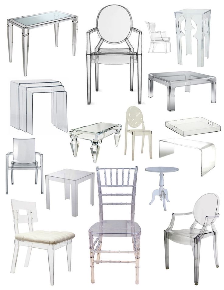 Доставка из Китая пластиковой прозрачной мебели