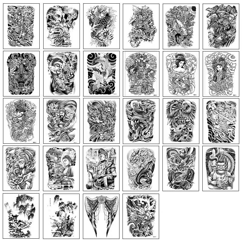 Временные татуировки для тела с доставкой из Китая крупным оптом