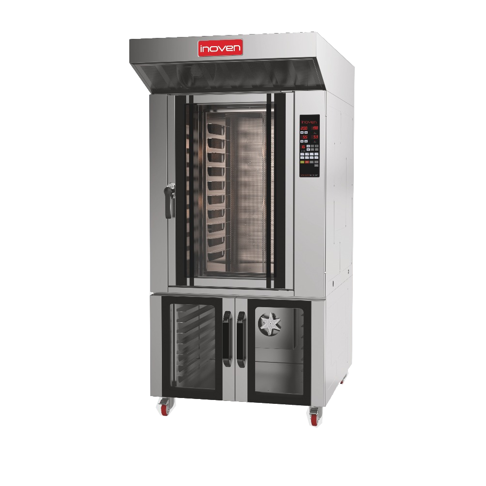 Печь ротационная 10 уровней с расстоечным шкафом AYF-10 E доставка из Китая.