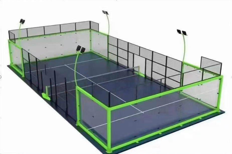 Корт для падел-тениса доставка с ПЭК. 