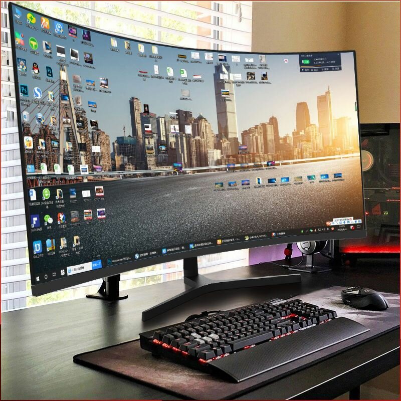 Доставка из Китая изогнутого монитора для компьютера