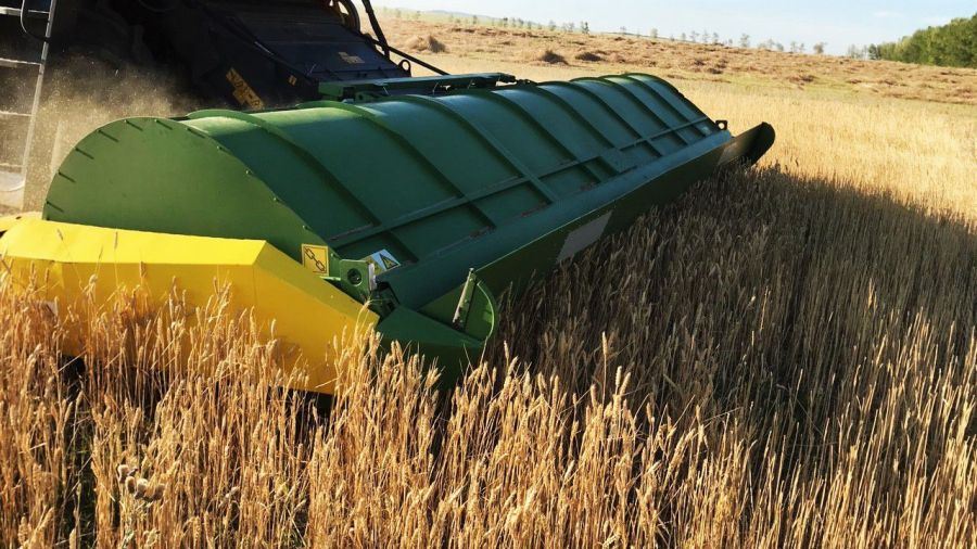 Жатка очёсывающая двухбарабанная  из Китая поставка с ПЭК Гуанчжоу в Россию.