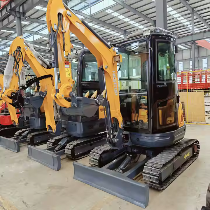 Гидравлические мини-экскаваторы гусеничные  из Китая поставка с ПЭК Гуанчжоу в Россию